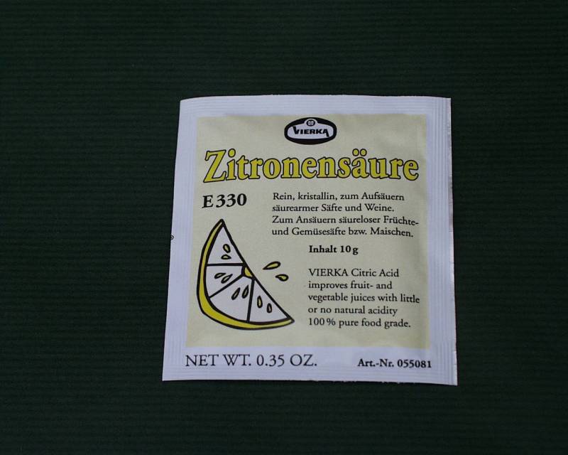 Zitronensäure 10g von Vierka