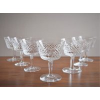 6Er Set Waterford Crystal Liquor Cocktail Alana/4" Große Weingläser von ViesVintageBoutique