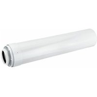 AZ-Rohr 0,5 m (ablängbar), ø 80/125 mm, Kunststoff (PPs) / Aluminiumblech, weiß - 7194320 - Viessmann von Viessmann