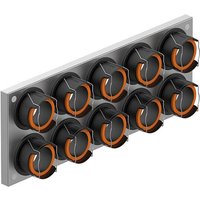 Viessmann Anschlussplatte 10-fach R75 L - 7377379 von Viessmann