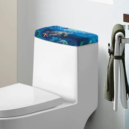 Viewamoon WC-Tankdeckelbezug, Meeresschildkröte, saugfähig, für Heimdekoration, Badezimmer, waschbar, leicht, weich, Ersatz für Heimdekoration Viewamoon WC-Tankdeckelbezug, Meeresschildkröte, saugfähig, für Heimdekoration, Badezimmer, waschbar, leicht, weich, Ersatz für Heimdekoration von Viewamoon