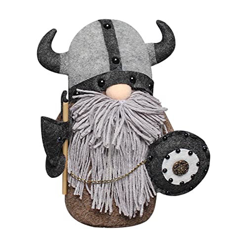 Vigcebit Ostern Wichtel Gonk Gnom Ornament Handgefertigter Schwedischer Wikinger Gladiator GNOME Plüschpuppen Dekoration Für Tischdekoration, Herbstdekoration, Osterdekoration von Vigcebit