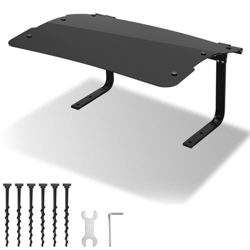 Vigevee Mähroboter Garage Überdachtes Carport für Mähroboter Dach, Garage für Mähroboter Rasenmäher Witterungsbeständig 73 x 57 x 40cm Material Metall+Kunststoff von Vigevee