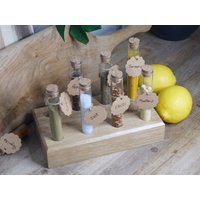 Handgearbeitete Massivholz Gewürzregal von ViggaDesign