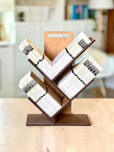 Vigo Wood - MK20 Geometrisches Tisch-Baum-Bücherregal (Klein) Vigo Wood - MK20 Geometrisches Tisch-Baum-Bücherregal (Klein) von Vigo Wood