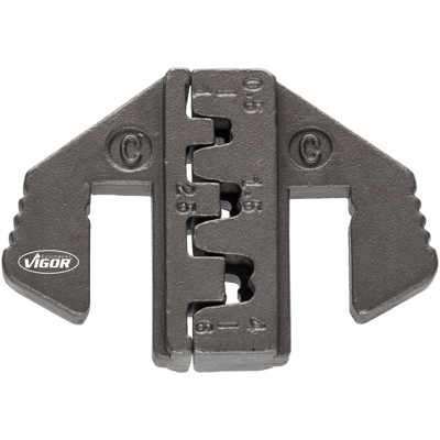 Crimp Einsatzbacken Paar C V2499-C von Vigor