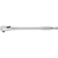 Feinzahn-Umschaltknarre ∙ lange Ausführung ∙ V4945 ∙ 3/8 Zoll (10 mm) Vierkant massiv ∙ 275 mm von Vigor