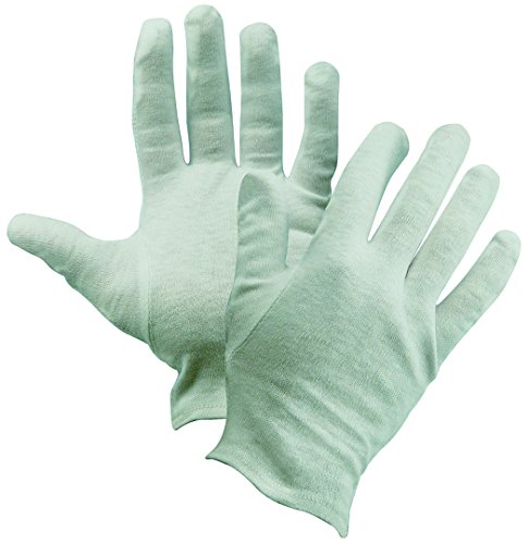 INTERLOCK BAUMWOLLE HANDSCHUHE WEISS CE-1 von Vigor