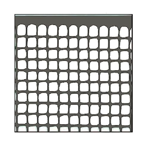 Kunststoffnetz eckig 10x10 grau 10m von Vigor