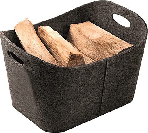 Maxi Holzkorb aus Filz von Vigor