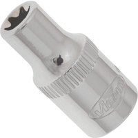 T Steckschlüsseleinsatz ∙ V2187N ∙ 1/4 Zoll (6,3 mm) Vierkant hohl ∙ Außen torx® Profil ∙ sw E6 von Vigor