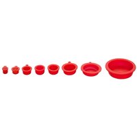 VIGOR Abdeckkappen, rot von Vigor