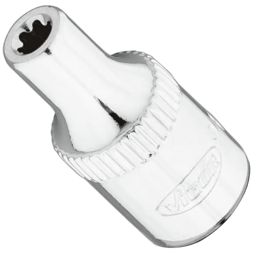 VIGOR Außen TORX Plus Steckschlüsseleinsatz ∙ V7920-EP4 ∙ Vierkant10 mm (3/8 Zoll) ∙ E+ Profil ∙ E4+ von Vigor