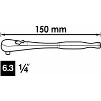 VIGOR Außenvierkant Antrieb 1Feinzahn-Umschaltknarre von Vigor