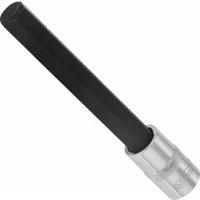 VIGOR Innenvierkant Antrieb 12,5 = 1/2 Zoll Innensechskant Schraubendreher-Einsatz Innensechskant-Profil V2086 Vierkant hohl 12,5 mm (1/2 Zoll) Innen-Sechskant Profil 14 Gesamtlänge: 140 mm von Vigor