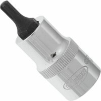 VIGOR Innenvierkant Antrieb 12,5 = 1/2 Zoll RIBE Schraubendreher-Einsatz Innenkeil-Profil (Ribe-CV) V2202 Vierkant hohl 12,5 mm (1/2 Zoll) Innen Keilprofil Ribe-CV M 5 Gesamtlänge: 55 mm von Vigor