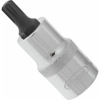 VIGOR Innenvierkant Antrieb 12,5 = 1/2 Zoll RIBE Schraubendreher-Einsatz Innenkeil-Profil (Ribe-CV) V2204 Vierkant hohl 12,5 mm (1/2 Zoll) Innen Keilprofil Ribe-CV M 7 Gesamtlänge: 55 mm von Vigor