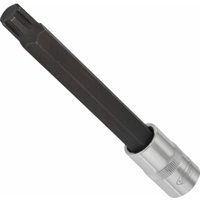 VIGOR Innenvierkant Antrieb 12,5 = 1/2 Zoll RIBE Schraubendreher-Einsatz Innenkeil-Profil (Ribe-CV) V2225 Vierkant hohl 12,5 mm (1/2 Zoll) Innen Keilprofil Ribe-CV M 13 Gesamtlänge: 140 mm von Vigor
