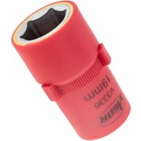 VIGOR Innenvierkant Antrieb 12,5 = 1/2 Zoll VDE-Steckschlüssel-Einsatz Außensechskant-Profil V3336 Vierkant hohl 12,5 mm (1/2 Zoll) Außen-Sechskant Profil 19 Gesamtlänge: 55 mm von Vigor