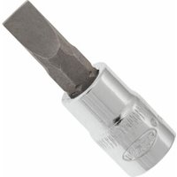 VIGOR Innenvierkant Antrieb 6,3 = 1/4 Zoll Schraubendreher-Einsatz Schlitz-Profil V2597N ∙ Vierkant hohl 6,3 mm (1/4 Zoll) ∙ Schlitz Profil ∙ 1,2 x 6,5 ∙ Gesamtlänge: 38 mm von Vigor