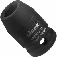 VIGOR Kraft Steckschlüssel Einsatz V5550S-11 Vierkant hohl 12,5 mm (1/2 Zoll) Außen-Sechskant Profil 11 von Vigor