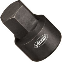 VIGOR Steckschlüssel-Einsatz V7158-3 Vierkant hohl 6,3 mm (1/4 Zoll) Außen-Sechskant Profil 9 von Vigor