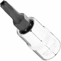 VIGOR T+ Schraubendreher-Einsatz, V7037-IPR20, 1/4 Zoll (6,3 mm) Vierkant, Innen 5-Stern Profil mit Zapfen, SW T20+H von Vigor
