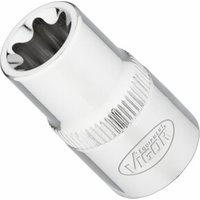 VIGOR T Steckschlüsseleinsatz, V2734N, 1/2 Zoll (12,5 mm) Vierkant, E Profil, SW E16 von Vigor