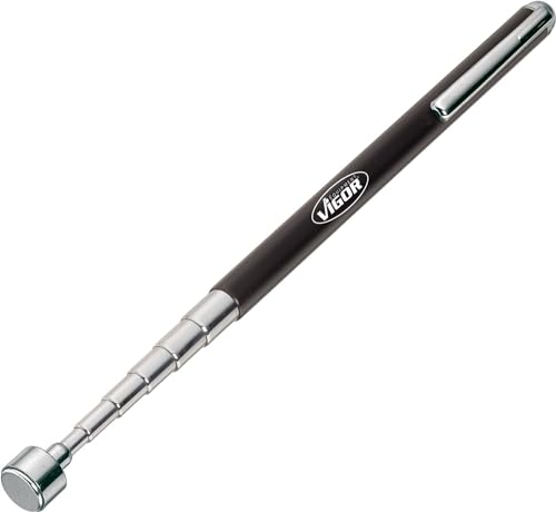 ViGOR V1741 Magnetheber I ausziehbar, Magnethebekraft bis zu 1600 g, inklusive Taschen-Clip I Teleskop-Magnetstab für die Aufnahme von eisenhaltigen Teilen an unzugänglichen Stellen ViGOR V1741 Magnetheber I ausziehbar, Magnethebekraft bis zu 1600 g, inklusive Taschen-Clip I Teleskop-Magnetstab für die Aufnahme von eisenhaltigen Teilen an unzugänglichen Stellen von Vigor
