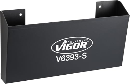 ViGOR V6393-S Dokumenten-Halter klein V6393-S, 340 x 70 x 156 mm, für alle ViGOR Werkstattwagen, zur Aufbewahrung von Klemmbrettern und Auftragstaschen, Bodentiefe 43 mm von Vigor
