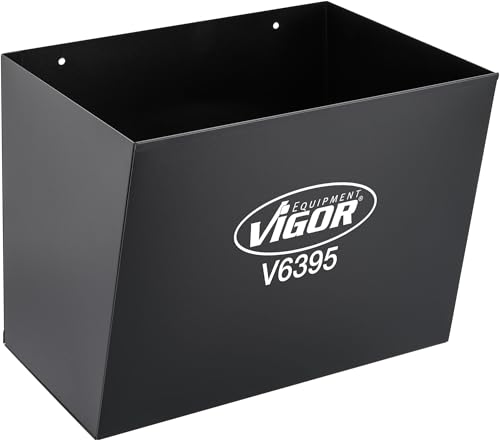 ViGOR V6395 Abfall-Behälter, 20 l Fassungsvermögen, passend für alle ViGOR Werkstattwagen-Serien, zur Entsorgung von Abfall oder zur Lagerung von Werkzeug von Vigor