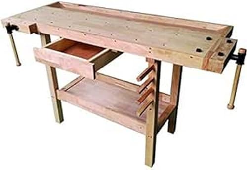 Vigor 4894510 Arbeitsbank aus Holz, Braun von Vigor