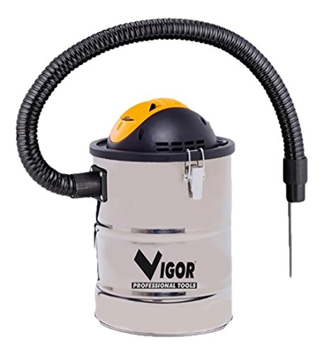 Vigor Aspir-El Aschesauger aus Edelstahl, 15 l, 800 W von Vigor