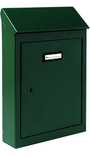 Vigor Briefkasten Blech Nr. 2, grün, 18 x 5 x 26 cm von Vigor