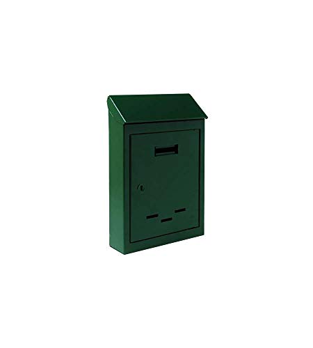 Vigor Briefkasten Blech Nr. 3, grau, 20 x 6 x 30 cm von Vigor