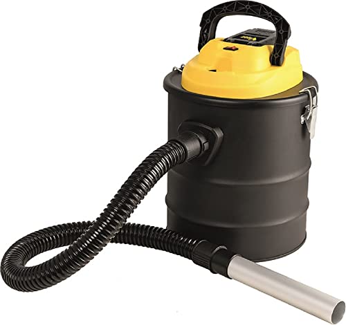 Vigor Cener-EL 99330-10/1, Aschesauger 15 Liter Akku 20 V Lithium (Nicht im Lieferumfang enthalten), Schwarz von Vigor