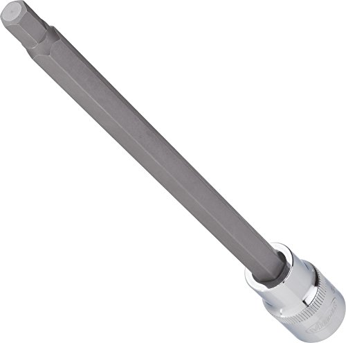 Vigor Innenvierkant Antrieb und Schraubendreher-Einsatz für Innensechskant-Profil, 12,5 mm (1/2 Zoll), 200 mm, 1 Stück, V2087 von Vigor
