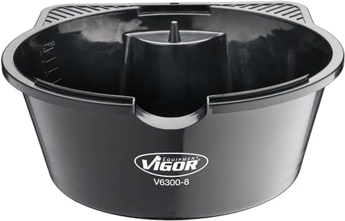 Vigor Öl-Ablasswanne (Fassungsvermögen: 8 l) V6300-8, Schwarz von Vigor