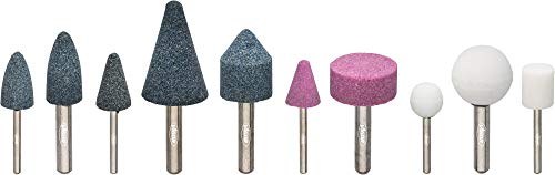 Vigor Schleifstein-Satz Stabschleifer V6906, V5672, V5673, für Aufnahmen von 3-6 mm Durchmesser V6906-10, Schwarz-Rot Vigor Schleifstein-Satz Stabschleifer V6906, V5672, V5673, für Aufnahmen von 3-6 mm Durchmesser V6906-10, Schwarz-Rot von Vigor