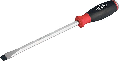 Vigor Schraubendreher mit Schlagkappe, Schlitz Profil ∙ Schlüsselweite: 1,6 x 8 ∙ Gesamtlänge: 265 mm, 1 Stück, V5042 Vigor Schraubendreher mit Schlagkappe, Schlitz Profil ∙ Schlüsselweite: 1,6 x 8 ∙ Gesamtlänge: 265 mm, 1 Stück, V5042 von Vigor