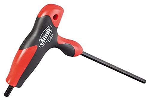 Vigor T-Griff Schraubendreher, Schlüsselweite 5 mm, 6-kant, 1 Stück, V2505 von Vigor