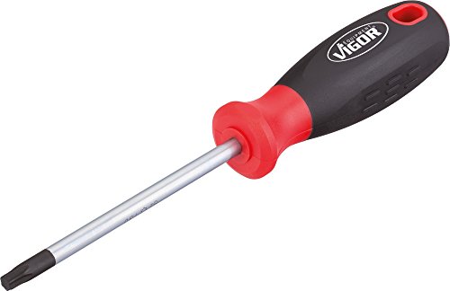 Vigor Torx Schraubendreher V4422 ∙ Innen Torx Profil ∙ Schlüsselweite: T 9 ∙ Gesamtlänge: 154 mm, 1 Stück von Vigor