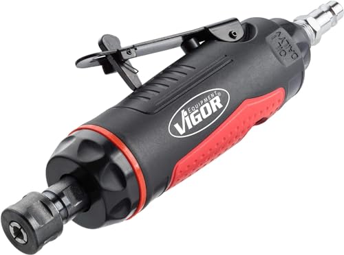 ViGOR V5672 Stabschleifer I geeignet für Fräser, Trennscheiben und Schleifkörper mit 3 und 6 mm Spannfutter I Schleifer für Profis und ambitionierte Handwerker mit kälteisoliertem Griff von Vigor