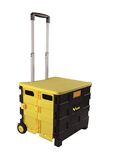 Vigor Werkzeugwagen Quick Trolley faltbar 45 x 38 x 98 cm Vigor Werkzeugwagen Quick Trolley faltbar 45 x 38 x 98 cm von Vigor