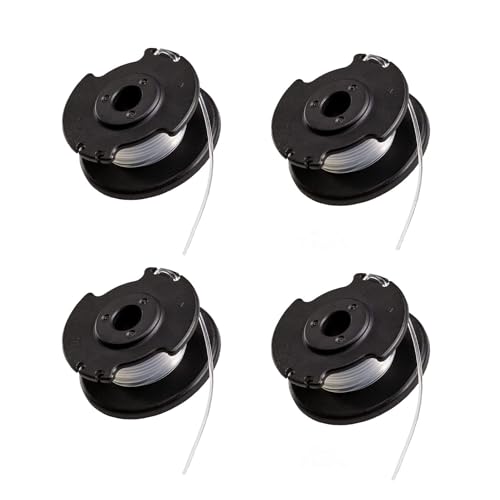 Viilich 4 Stück Ersatzfadenspule Für Einhell GE-CT 18/28 Li,Nylon Rasentrimmer-Ersatzfadenspule,passend für Einhell Akku-Rasentrimmer GE-CT 18/28 Li,GE-CT 18/28 Li TC und GE-CT 18/260 Li von Viilich
