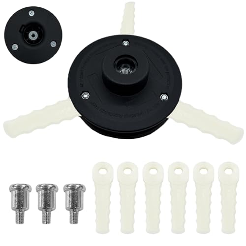 Viilich Drei Schnitt Platte, Kompatibel mit Stihl FS44 FS55 FS56 FS70 100RX FS110 FS120 FS130 KM55 KM56 KM 85 + FS-KM, für Stihl Modell des grasschlagenden Kopfes DWO1DT995(6*Klingen) von Viilich