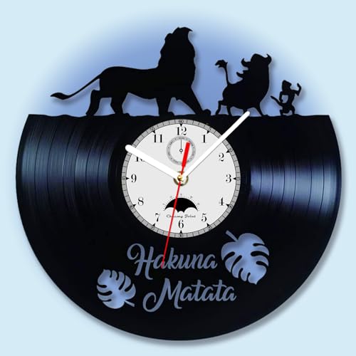Viiluuxr LED Leuchtend Vinyl Schallplatten Uhr The Lion Wall Clock Der König der Löwen Wanddeko 30cm Funkuhren Led-Streifen Gaming Deko Zimmer Nachtlicht Kinderzimmer Leuchtendes Ambiente Wanduhr. Viiluuxr LED Leuchtend Vinyl Schallplatten Uhr The Lion Wall Clock Der König der Löwen Wanddeko 30cm Funkuhren Led-Streifen Gaming Deko Zimmer Nachtlicht Kinderzimmer Leuchtendes Ambiente Wanduhr. von Viiluuxr