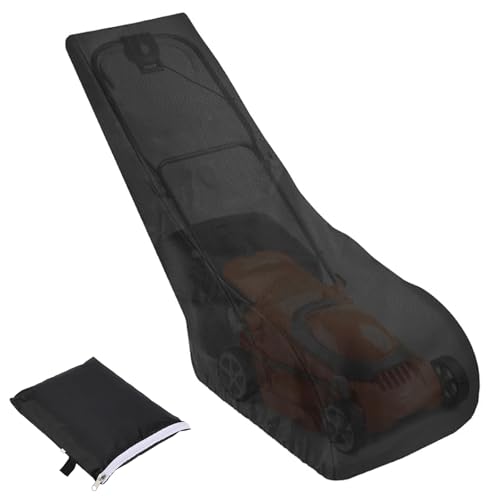 Viitech Rasenmäher Schutzhülle, 193 x 63.5 x 112cm Rasenmäher Abdeckung, Rasenmäher Abdeckung mit Kordelzug, Universal Rasenmäher Abdeckung Wasserdicht Winddicht UV-Beständiges von Viitech