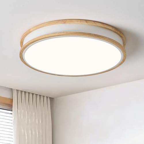 Vikaey Led Deckenleuchte,Deckenlampe Moderne Led Weiß,40cm Lampe Holz Für Wohnzimmer Schlafzimmer Büro Küche Kinderzimmer Flur,36W,4000K Vikaey Led Deckenleuchte,Deckenlampe Moderne Led Weiß,40cm Lampe Holz Für Wohnzimmer Schlafzimmer Büro Küche Kinderzimmer Flur,36W,4000K von Vikaey