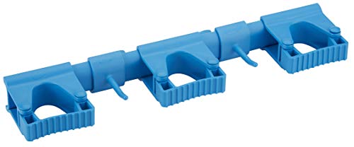 Vikan 10113 Hygienisches Hi-Flex Wandhalterungssystem, blau (1011) von Vikan